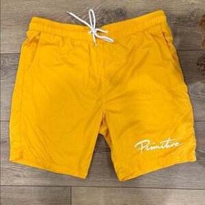 Primitive Golden Swim Shorts